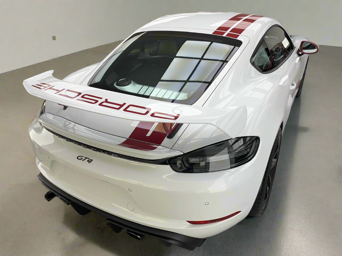 718 GT4 ‘PORSCHE’ Style Spoiler Decal – Topaz Shop – All Porsche Decals